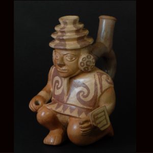 戦士象形鐙型壺